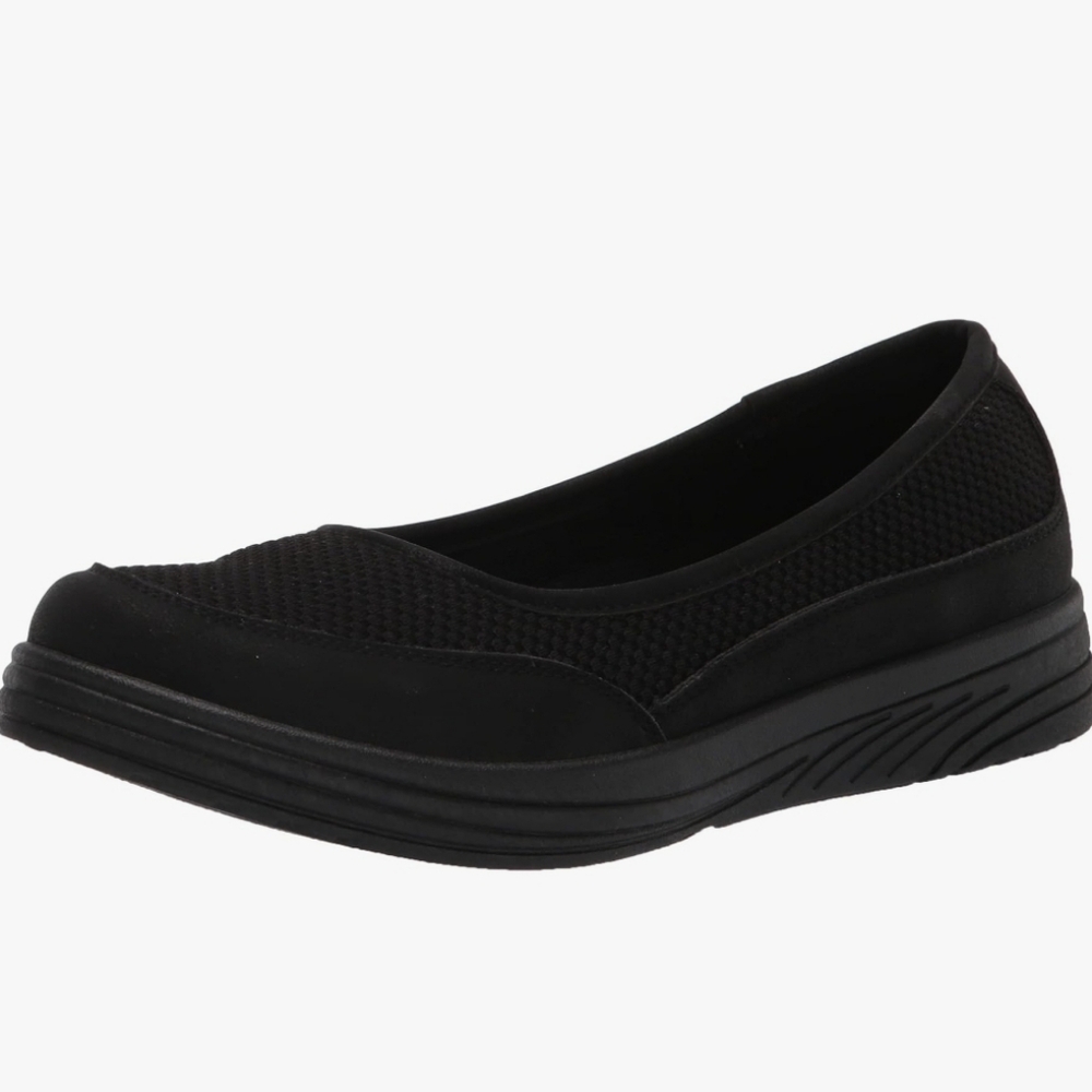 Easy Street Black Joyous Flat Sneaker 7½M